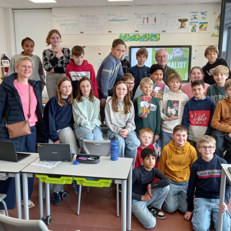 Davidsfonds organiseerde naar goede traditie ook dit jaar de Junior-Journalist-wedstrijd