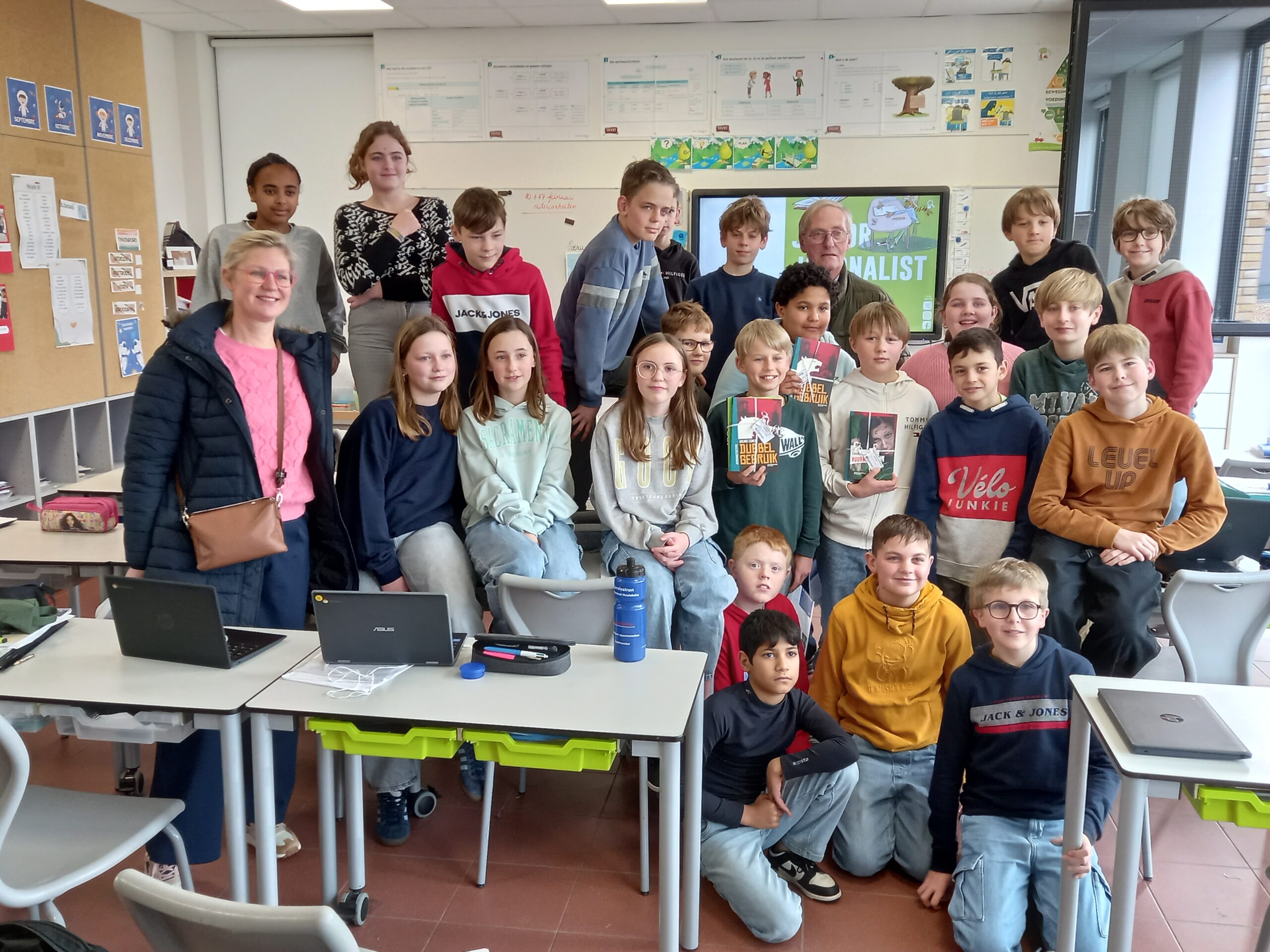 Davidsfonds organiseerde naar goede traditie ook dit jaar de Junior-Journalist-wedstrijd